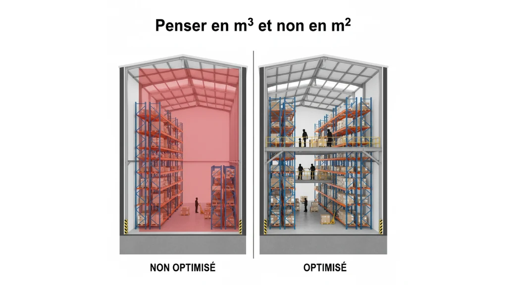 avant apres dun entrepot